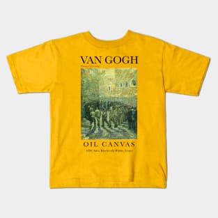 "Prisoners Exercising" Van Gogh Artwork Kids T-Shirt